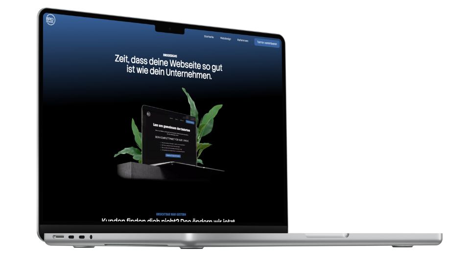 BroDesigns Webseite